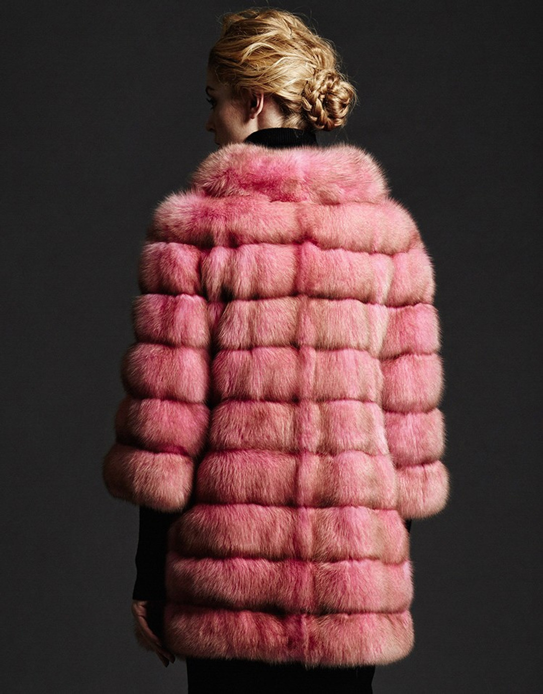 Rose Pink Sable Fur Coat Rose Pink Sable Fur Coat