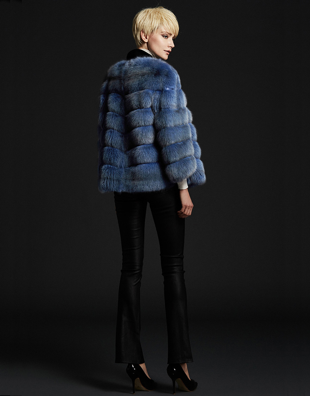 Navy Sable Fur Jacket Navy Sable Fur Jacket