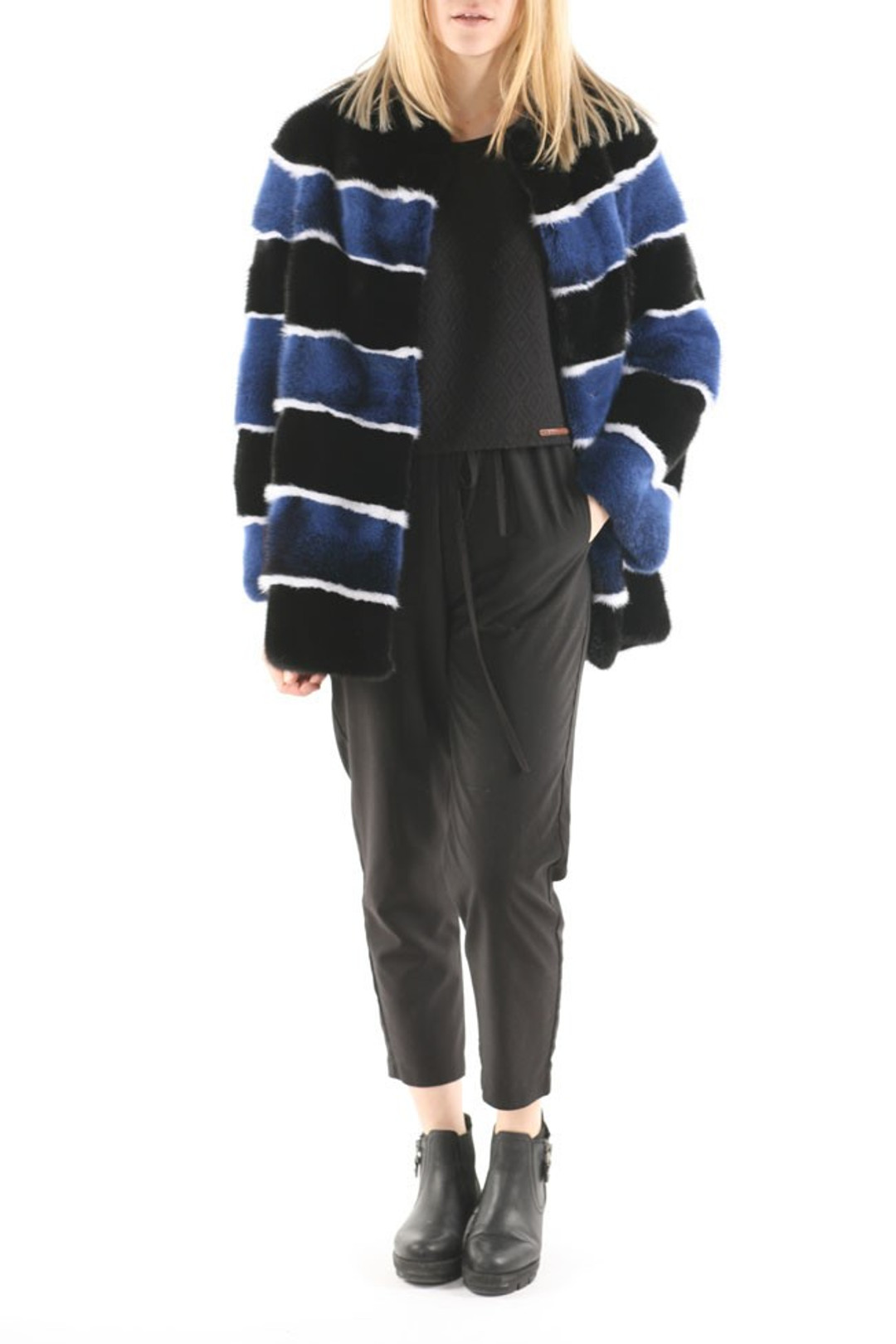 Multicolor Mink Fur Jacket Margot Multicolor Mink Fur Jacket Margot