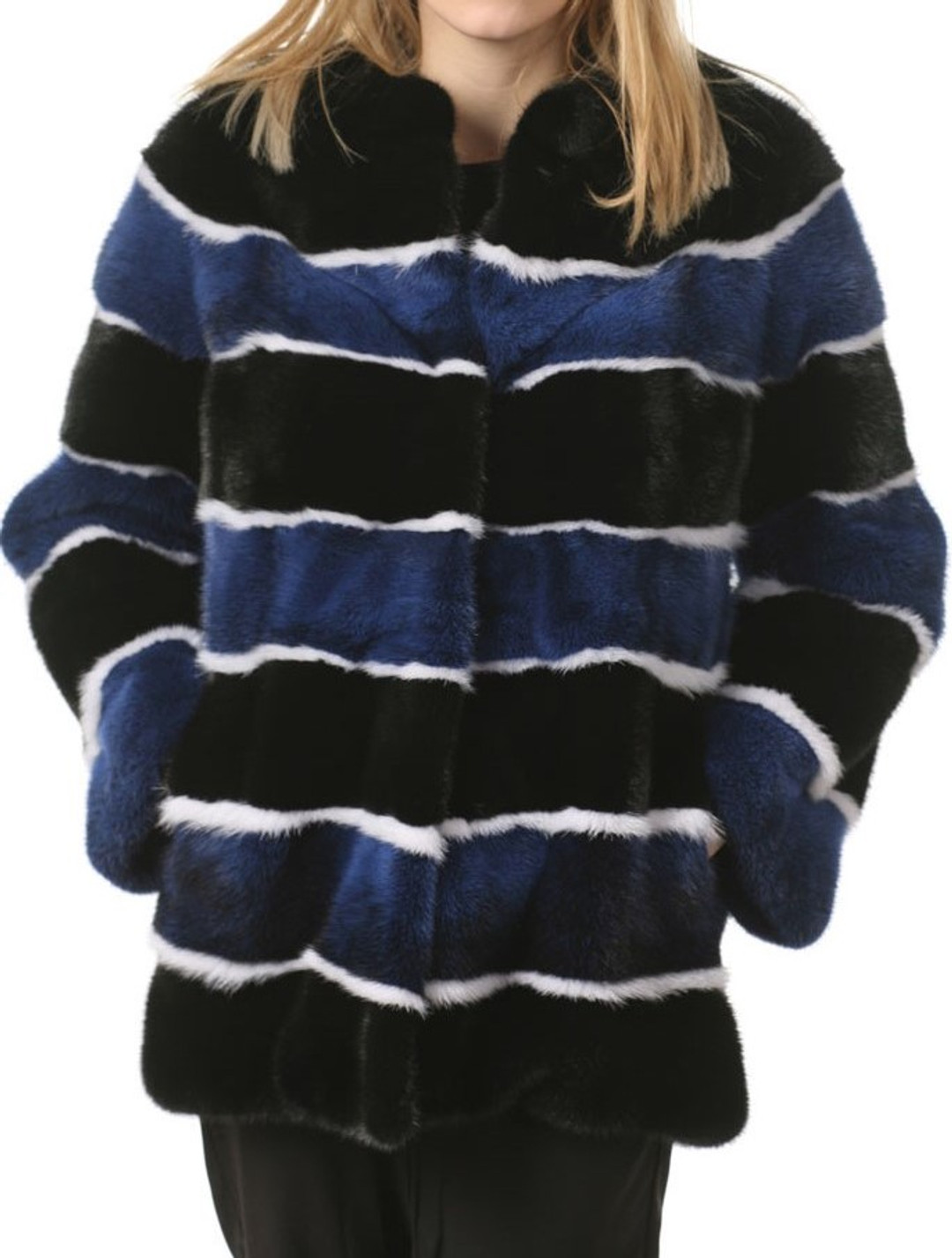 Multicolor Mink Fur Jacket Margot Multicolor Mink Fur Jacket Margot