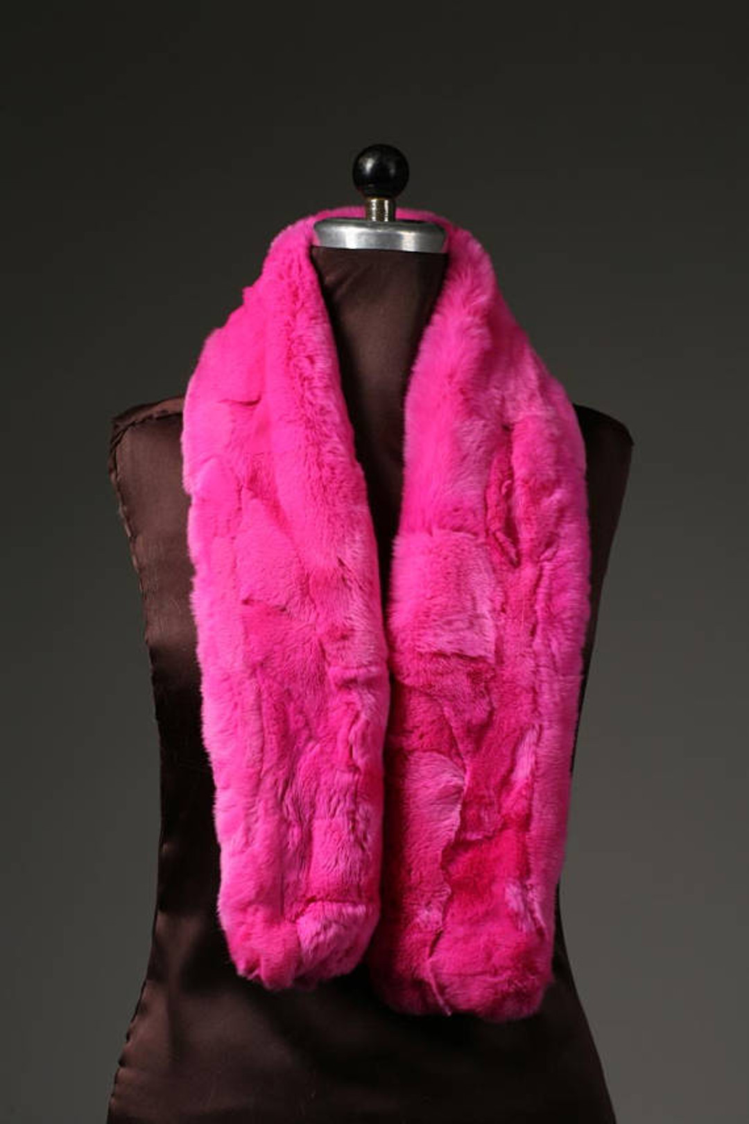 Pinkl Rex Rabbit Fur Scarf collar Pinkl Rex Rabbit Fur Scarf collar