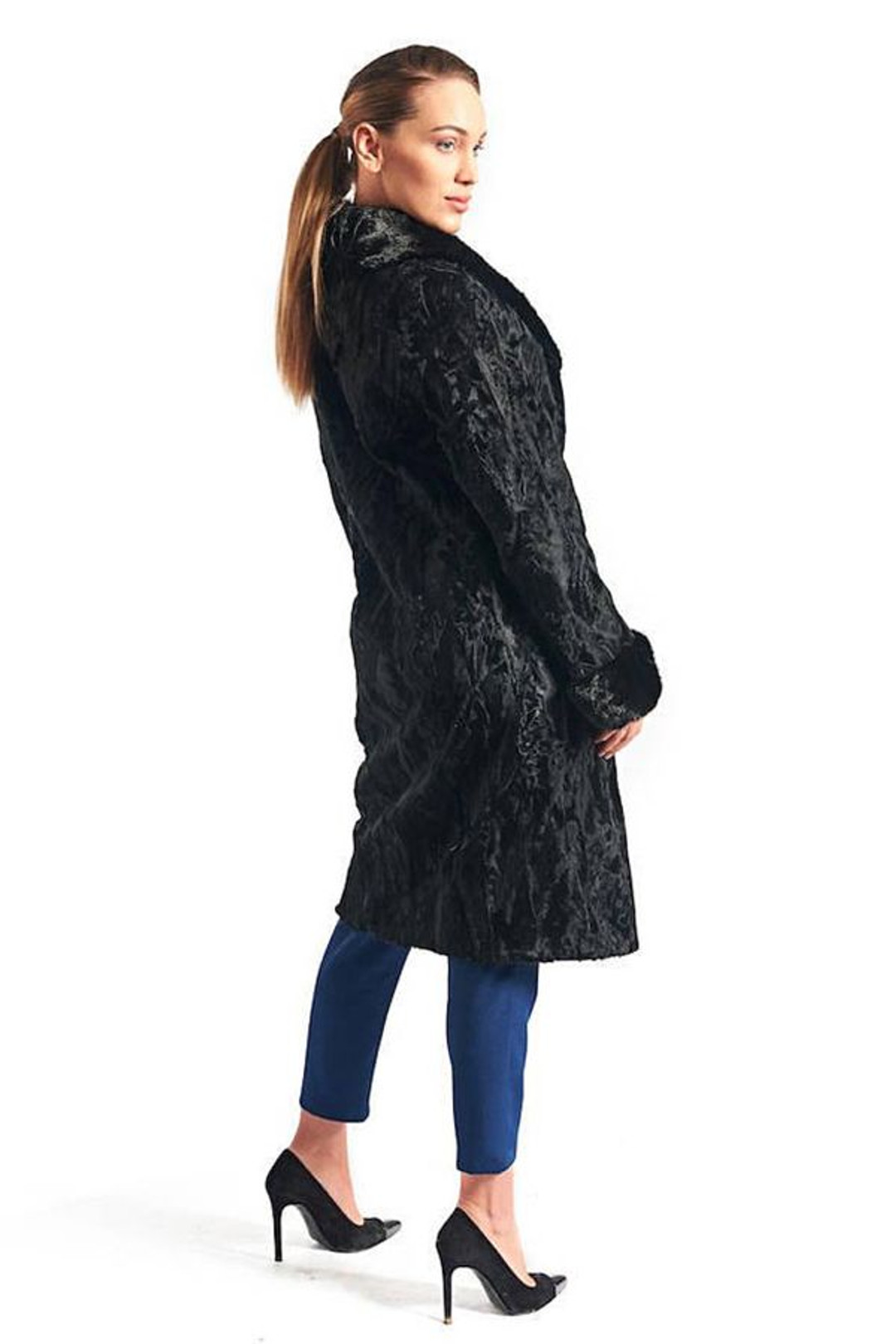 Black Swakara Coat Black Swakara Coat