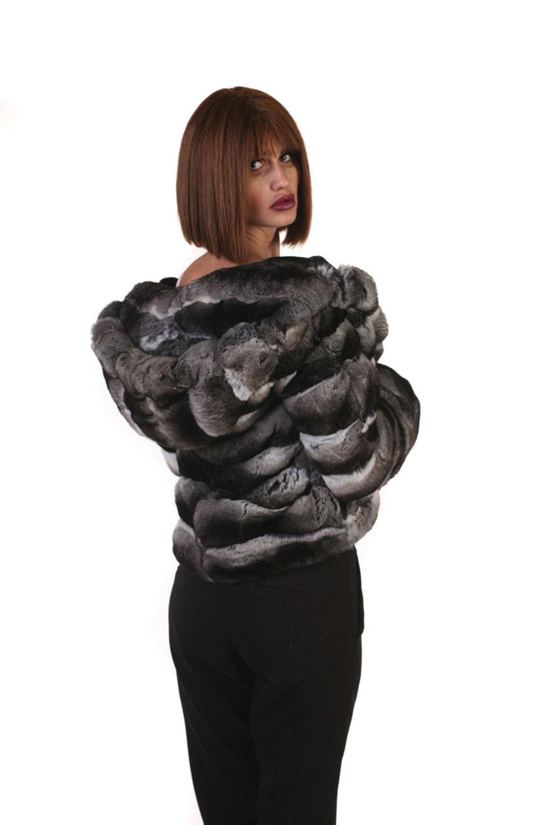 Chinchilla Coat Hooded