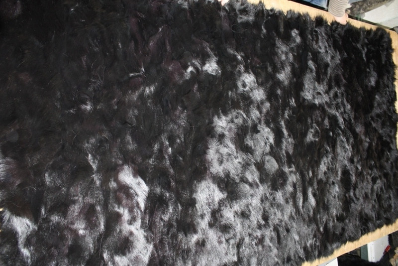 Black  Fox Fur Plate