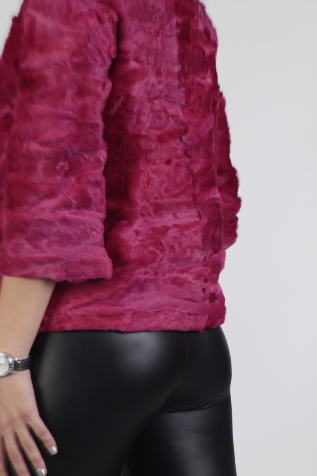 Pink Swakara Lamb Jacket Pink Swakara Lamb Jacket