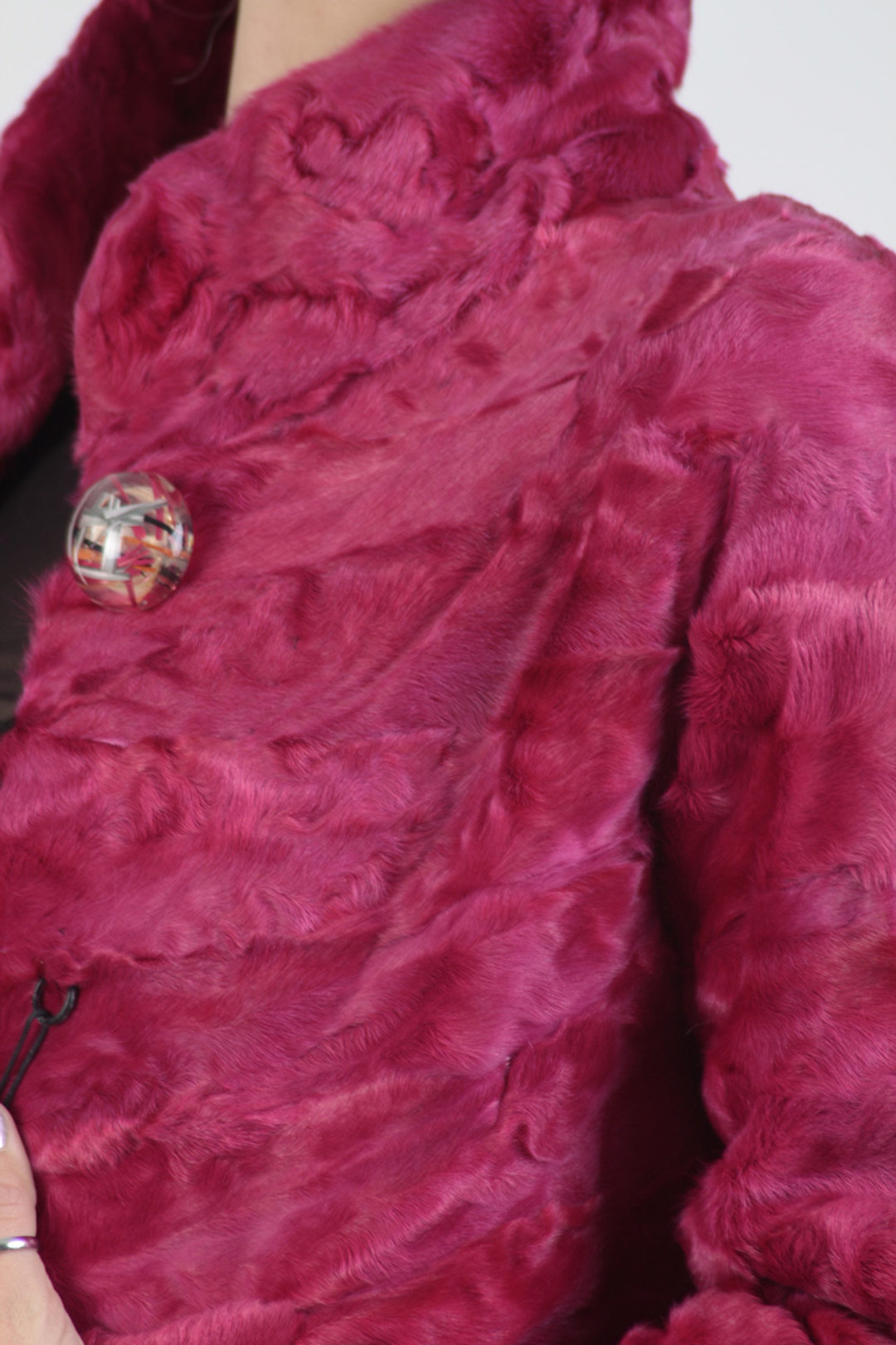 Pink Swakara Lamb Jacket Pink Swakara Lamb Jacket