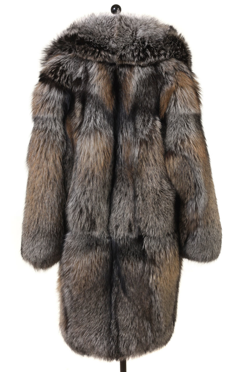 Cross Fox Mens Fur Coat | SKANDINAVIK FUR