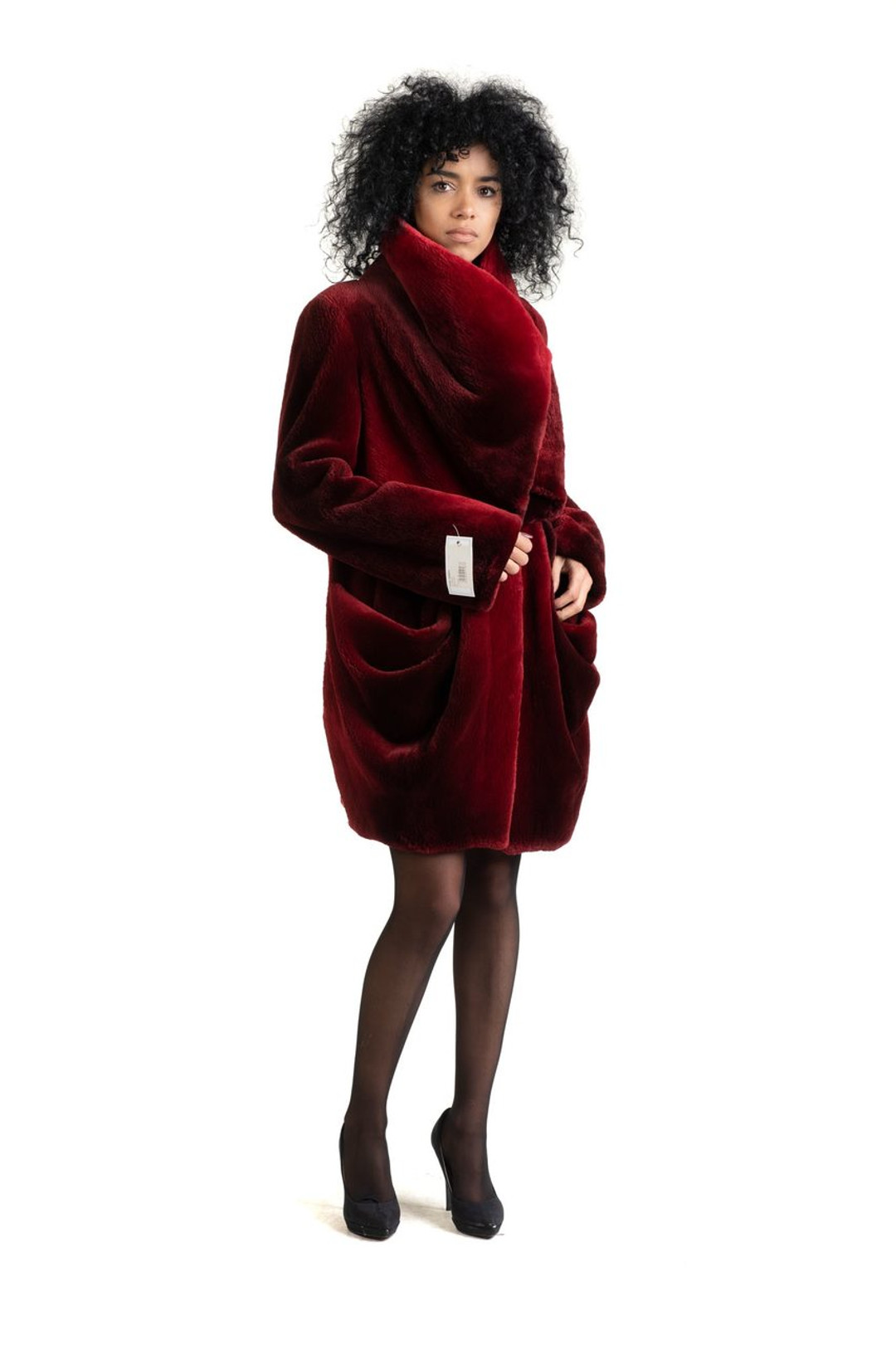 Rose Sheared Beaver Fur Coat