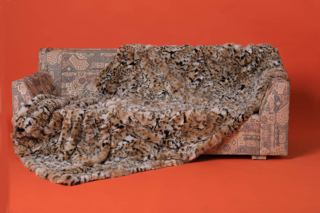 Fox Fur Printed Blanket Throw