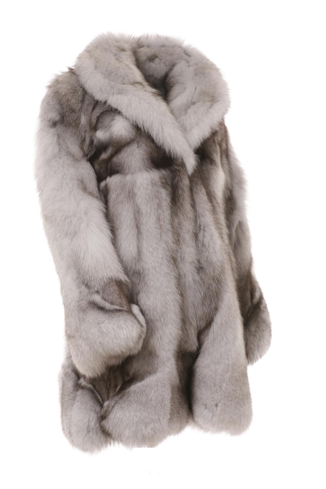 White Fox Fur Coat "Blue Fox" White Fox Fur Coat "Blue Fox"