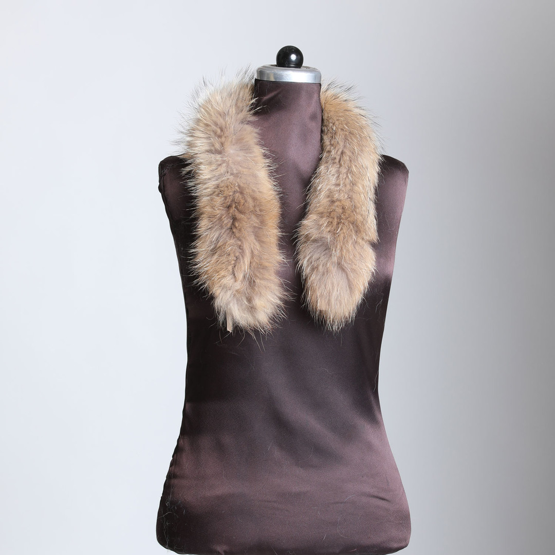 Beige Fin Raccoon Trim