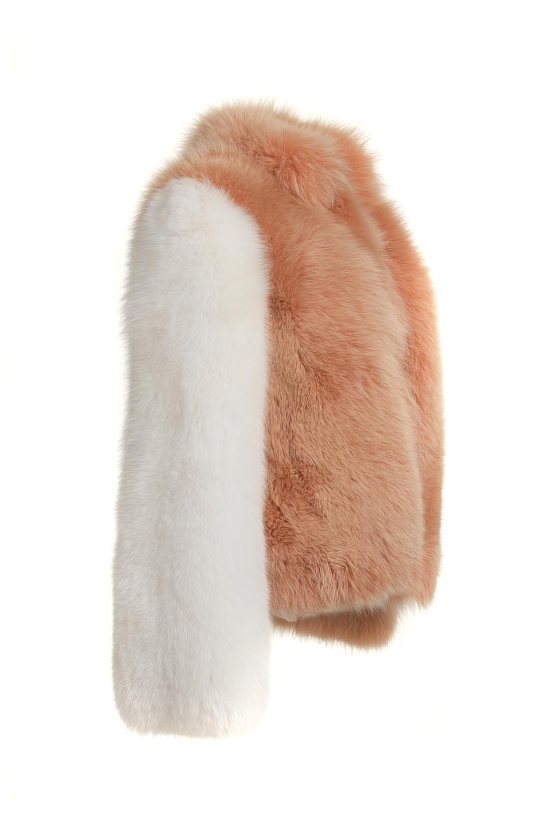 Ginger Fox Fur Bomber Jacket