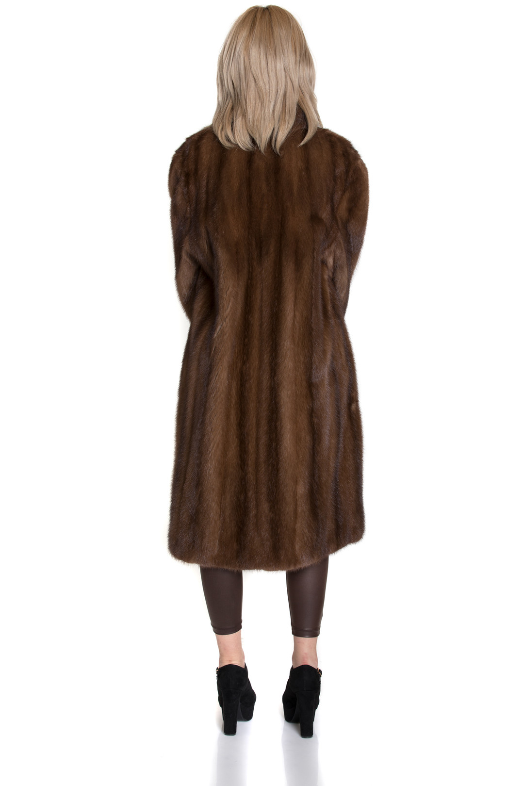 Brown Mink Fur Coat Fully Let out Brown Mink Fur Coat Fully Let out