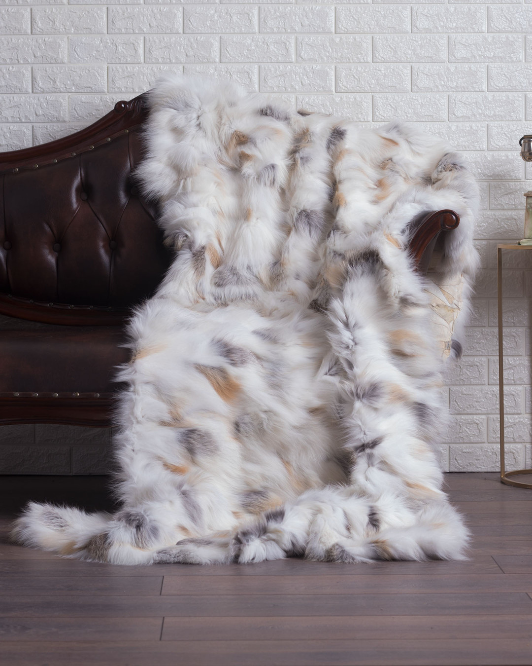 Golden  Fox  Fur Fur Blanket Throw Cover Golden  Fox  Fur Fur Blanket Throw Cover