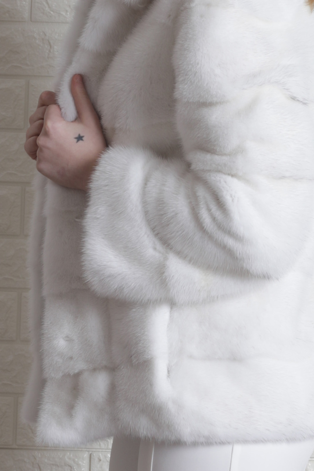 White Mink Fur Jacket White Mink Fur Jacket
