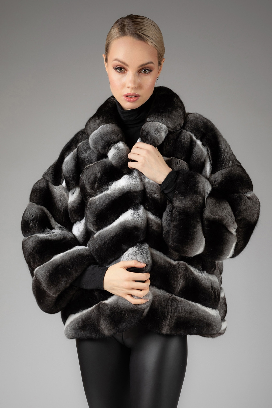 Chinchilla Fur Coat Sabela