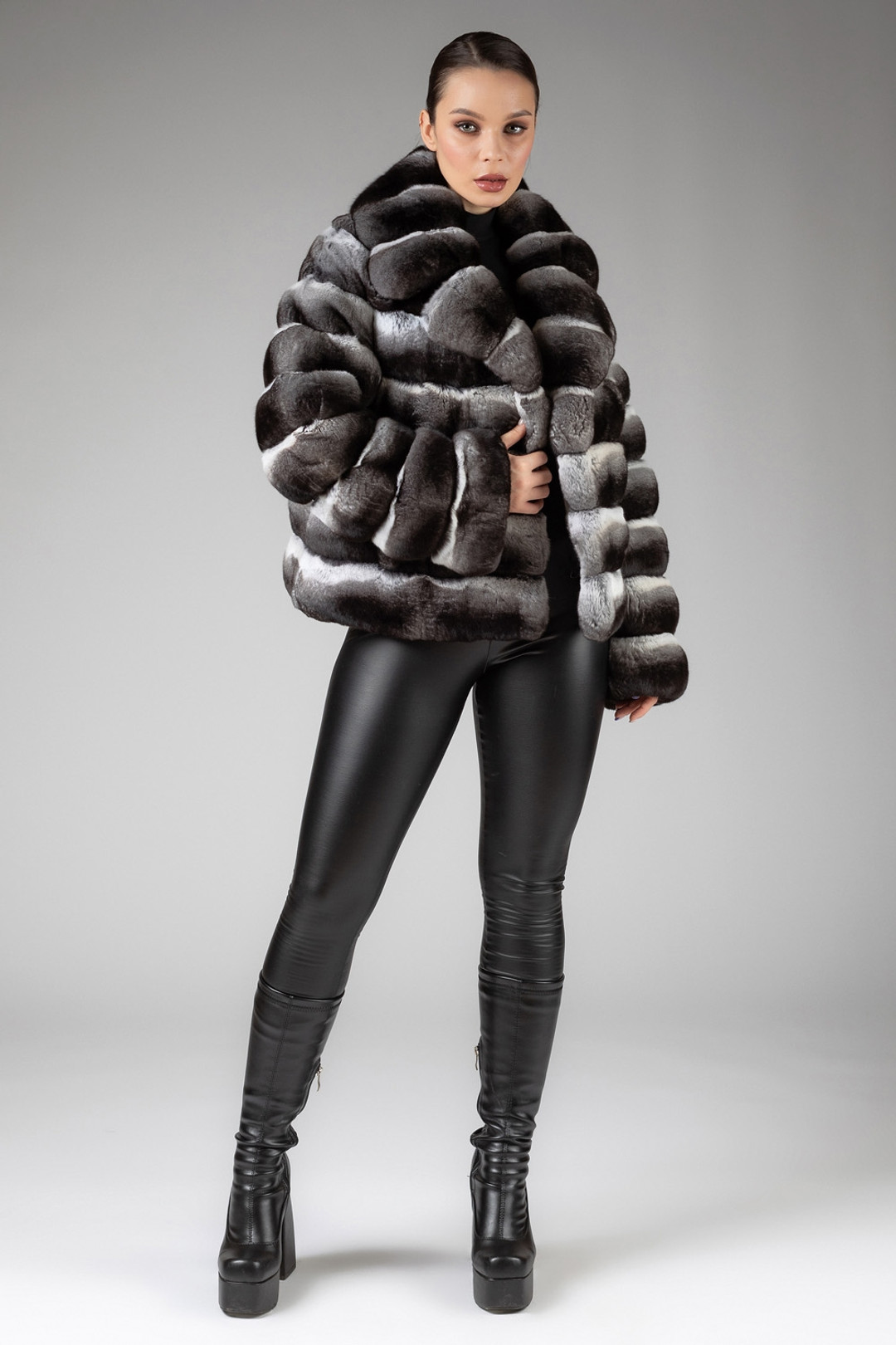 Chinchilla Fur Coat Greta Chinchilla Fur Coat Greta
