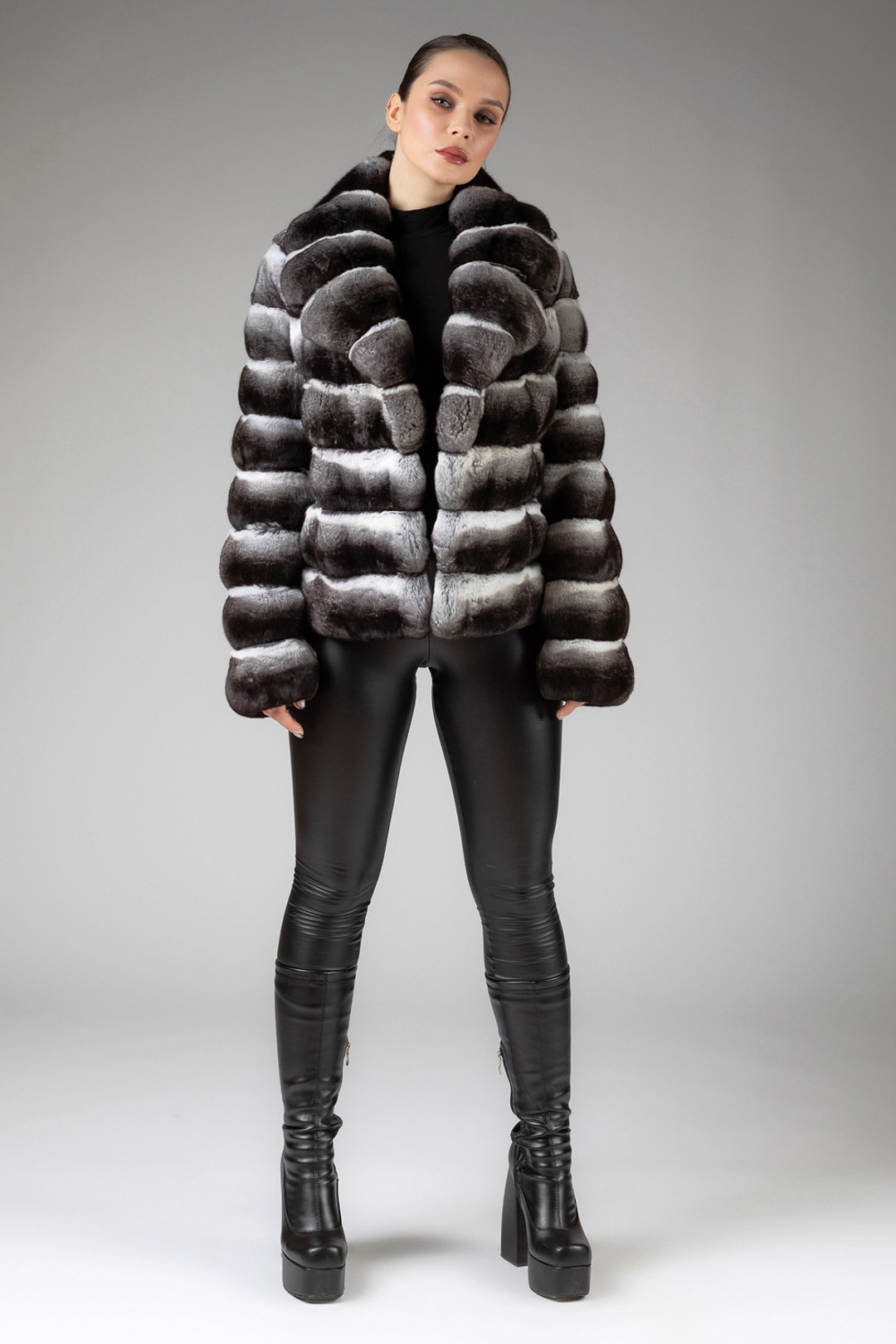 Chinchilla Fur Coat Greta Chinchilla Fur Coat Greta