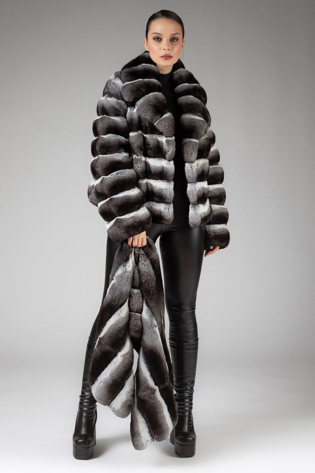 Chinchilla Fur Coat Greta Chinchilla Fur Coat Greta