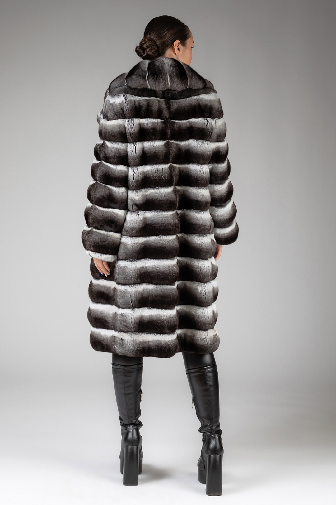 Chinchilla Fur Coat Greta Chinchilla Fur Coat Greta