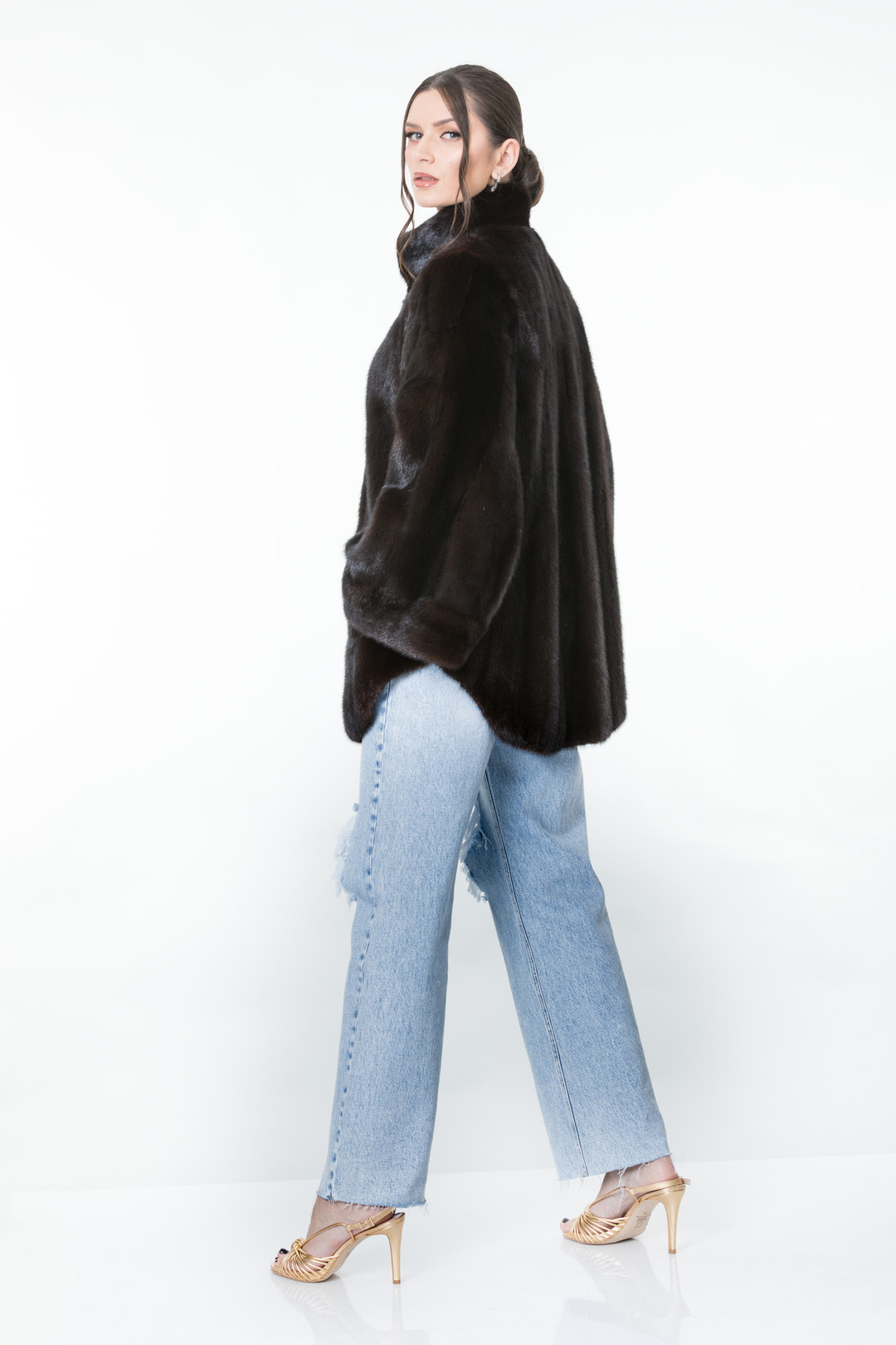 Mahogany Mink Fur Coat Yvonne Mahogany Mink Fur Coat Yvonne