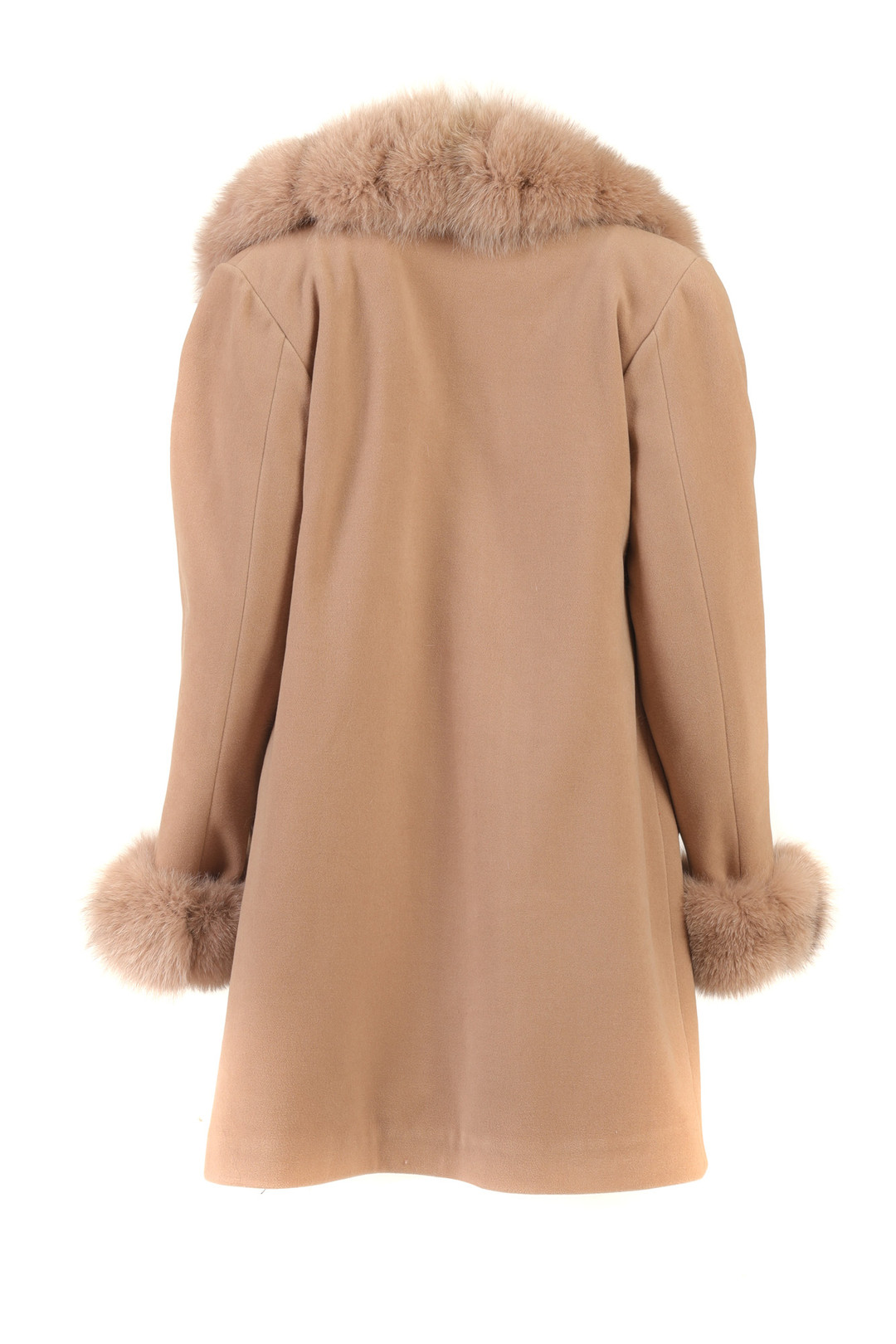 Beige Cashmere Fox Coat  Shyla SIZES S/M Beige Cashmere Fox Coat  Shyla SIZES S/M