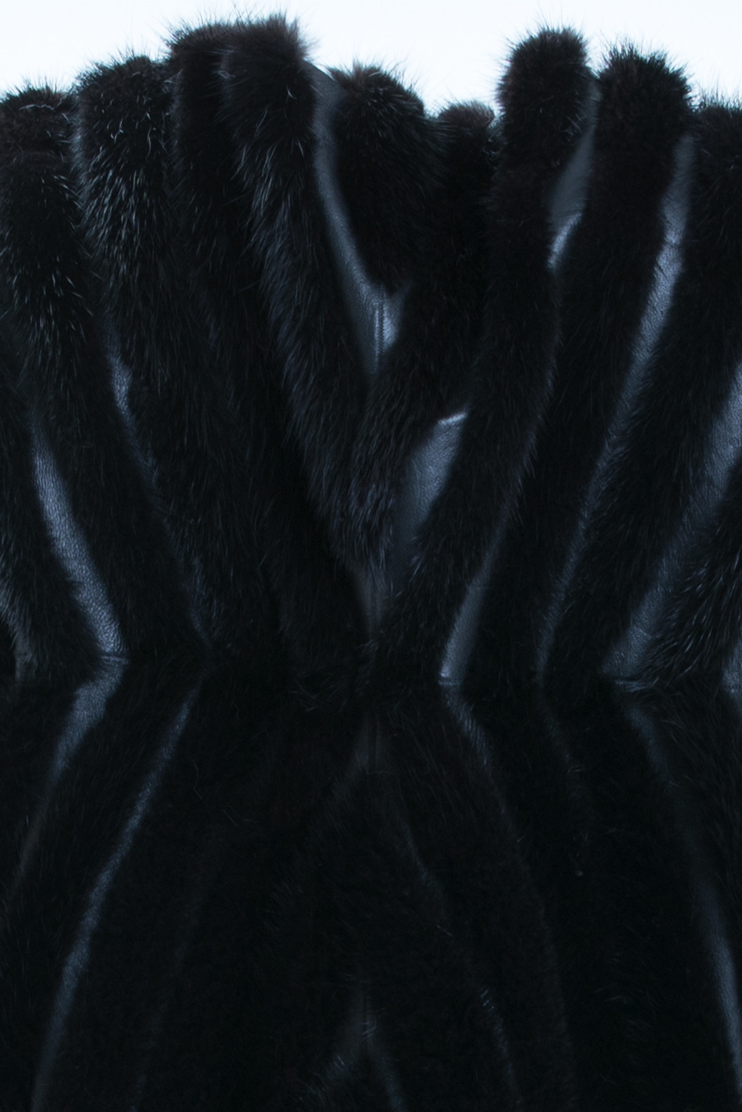 Long Black Mink Vest Long Black Mink Vest