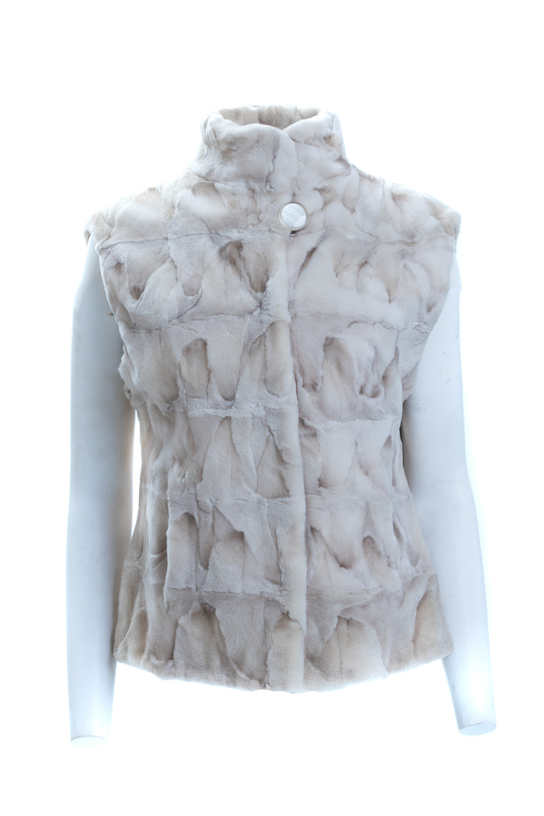 Tan Mink Vest