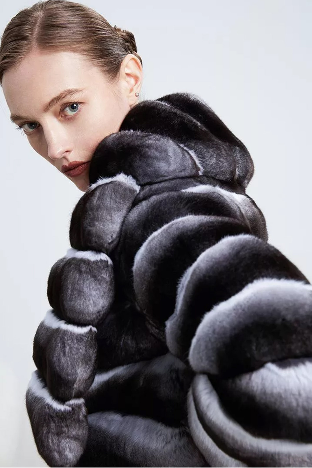 Chinchilla Jacket Shawl Collar Chinchilla Jacket Shawl Collar