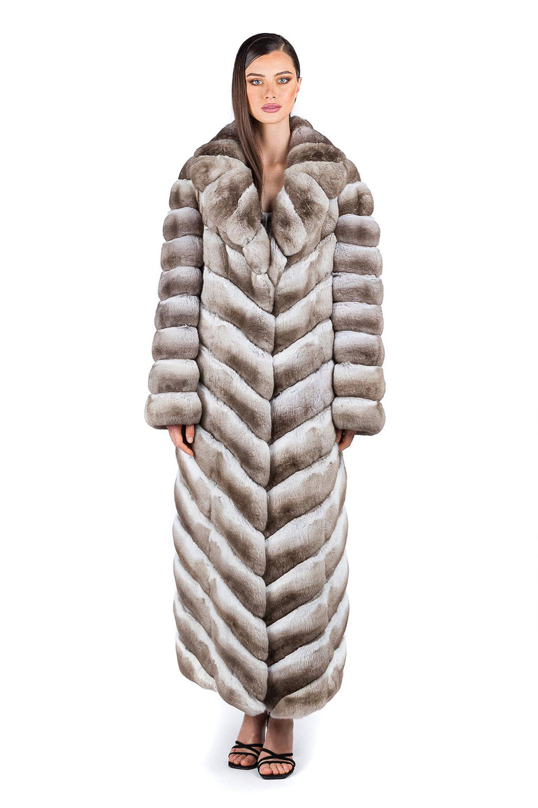 Long Beige Chinchilla Coat Long Beige Chinchilla Coat