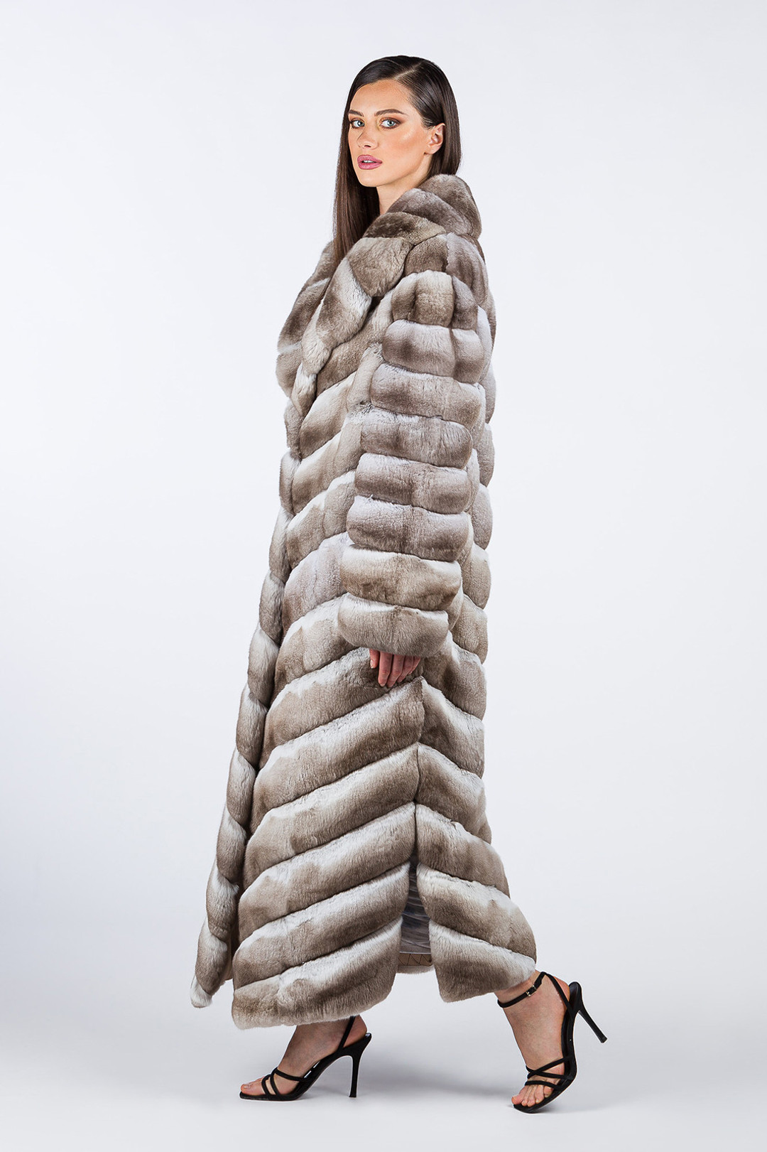 Long Beige Chinchilla Coat Long Beige Chinchilla Coat