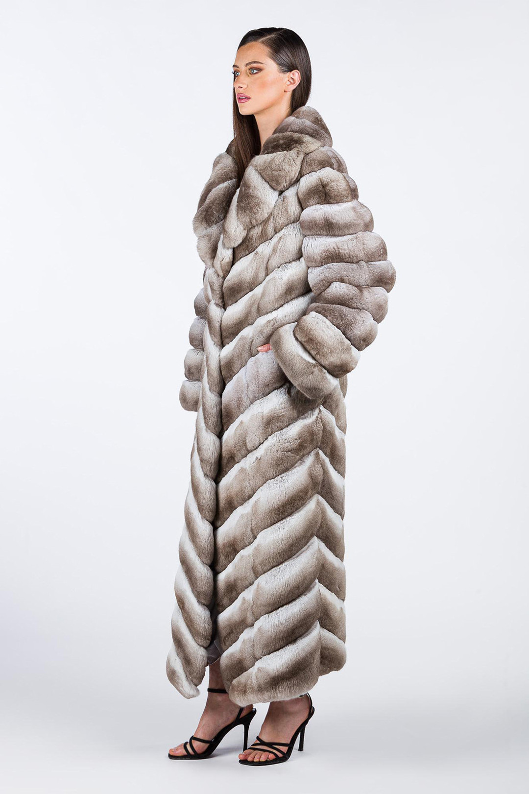 Long Beige Chinchilla Coat Long Beige Chinchilla Coat