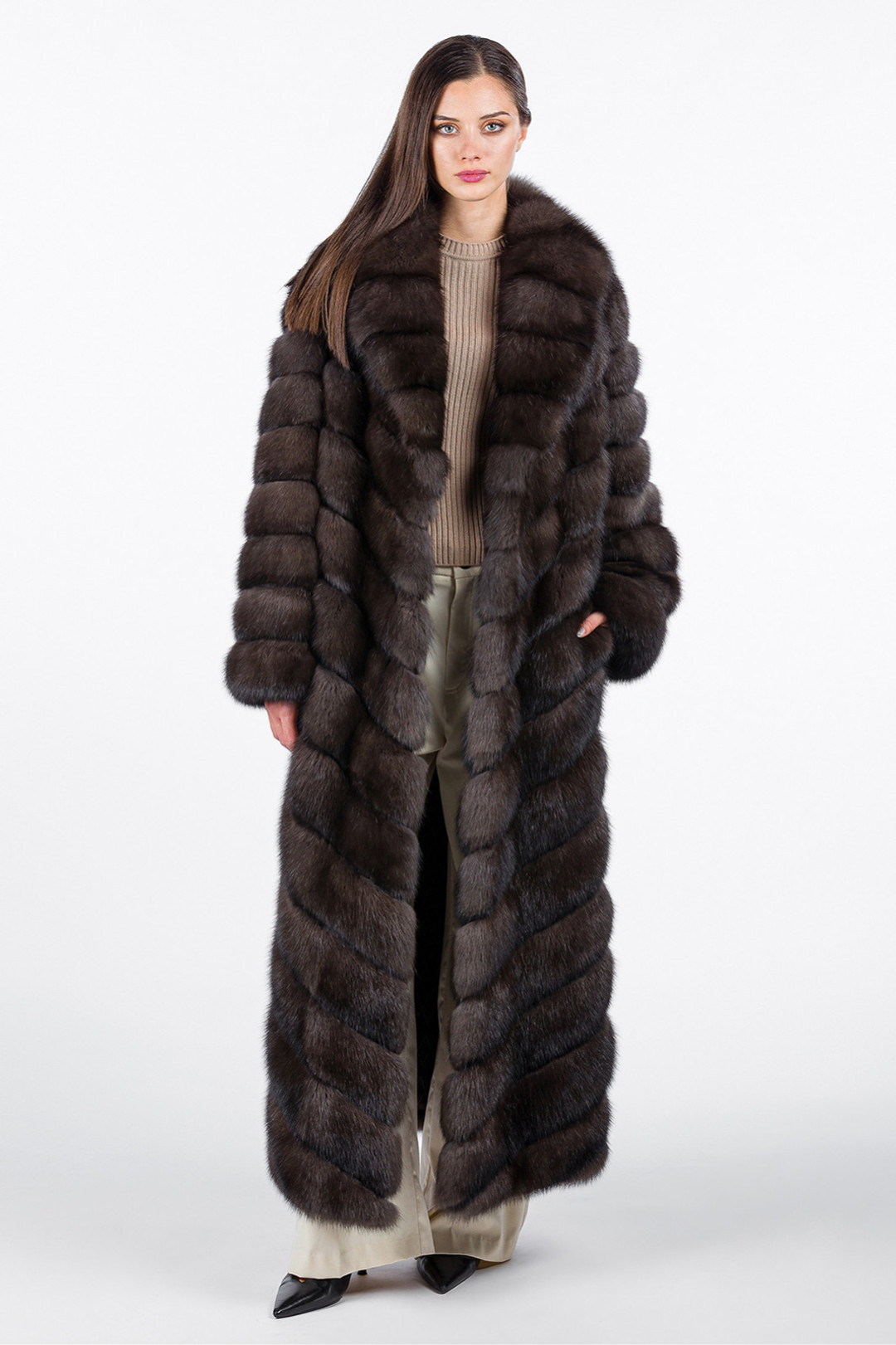 Long Sable Fur Coat Ragnell Long Sable Fur Coat Ragnell