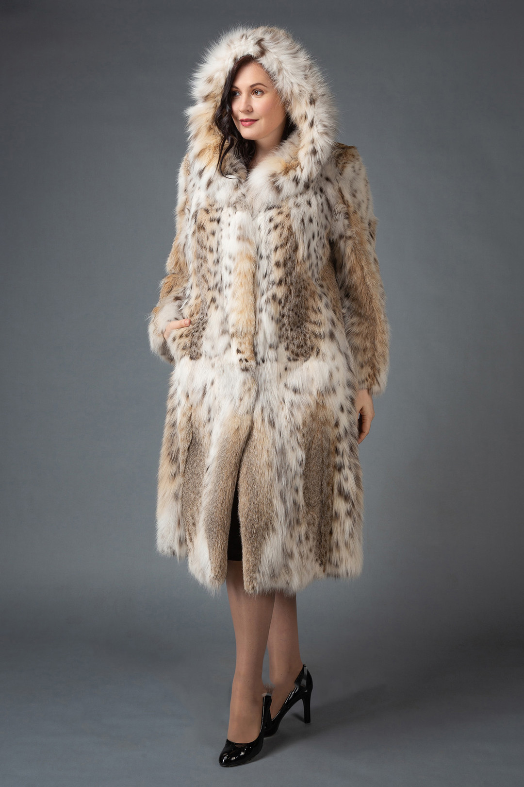 Lynx Coat Yuna Hooded Lynx Coat Yuna Hooded