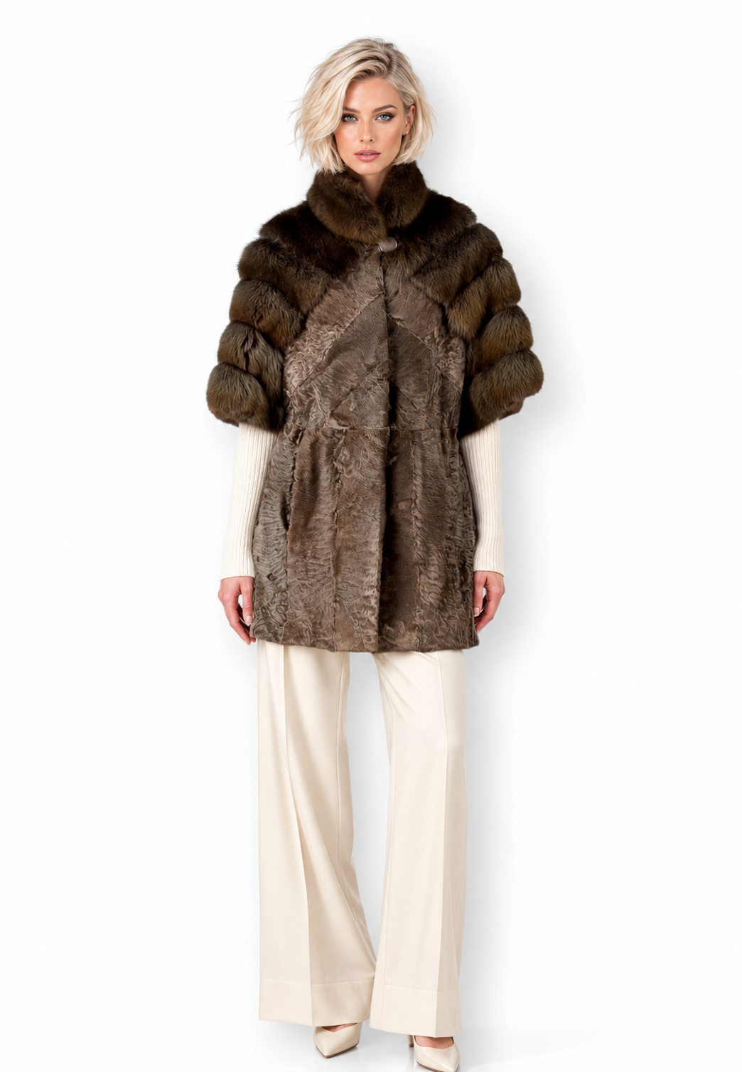 Brown SWAKARA Sable Jacket