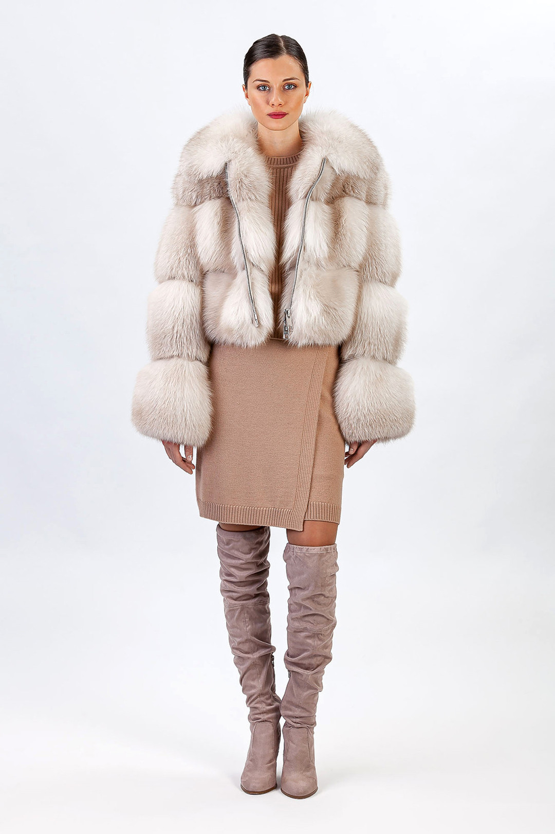 Palomino Frost Fox Bomber full body unzipped Palomino Frost Fox Bomber full body unzipped