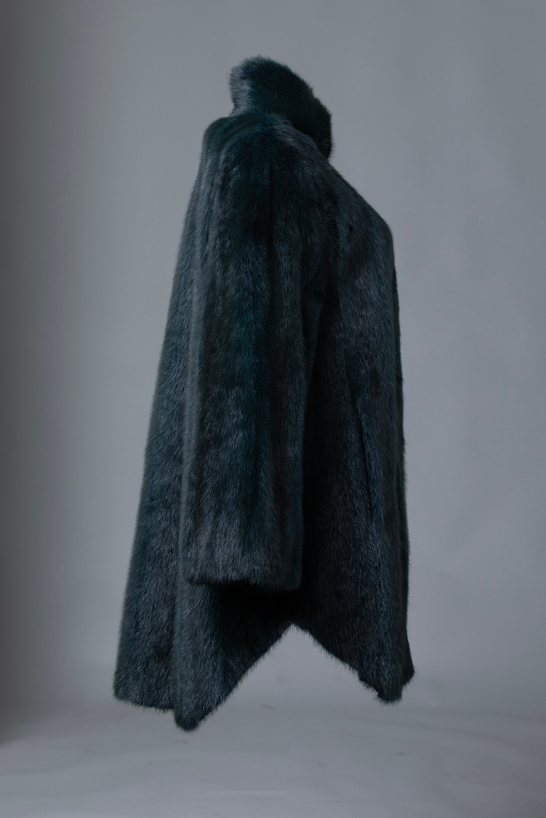 Petrol Green Mink Fur Coat   Sizes xs/s/m/l