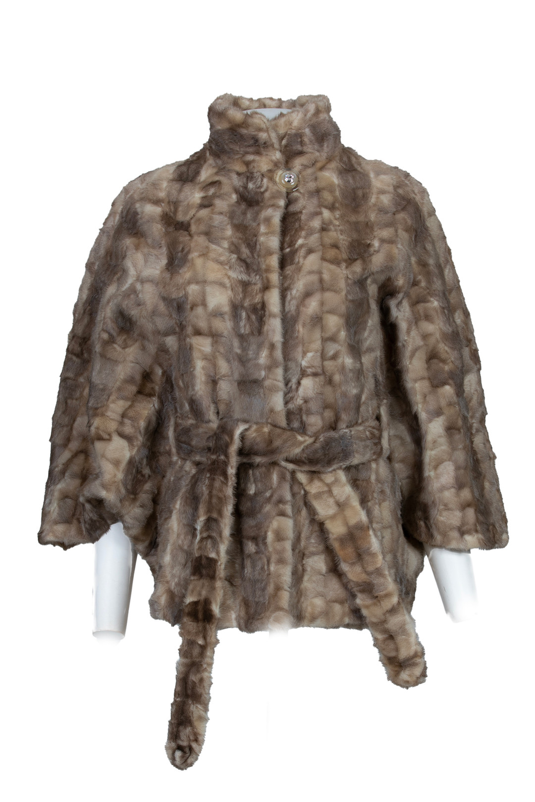 Beige Mink Cape Adriel Sizes S/M