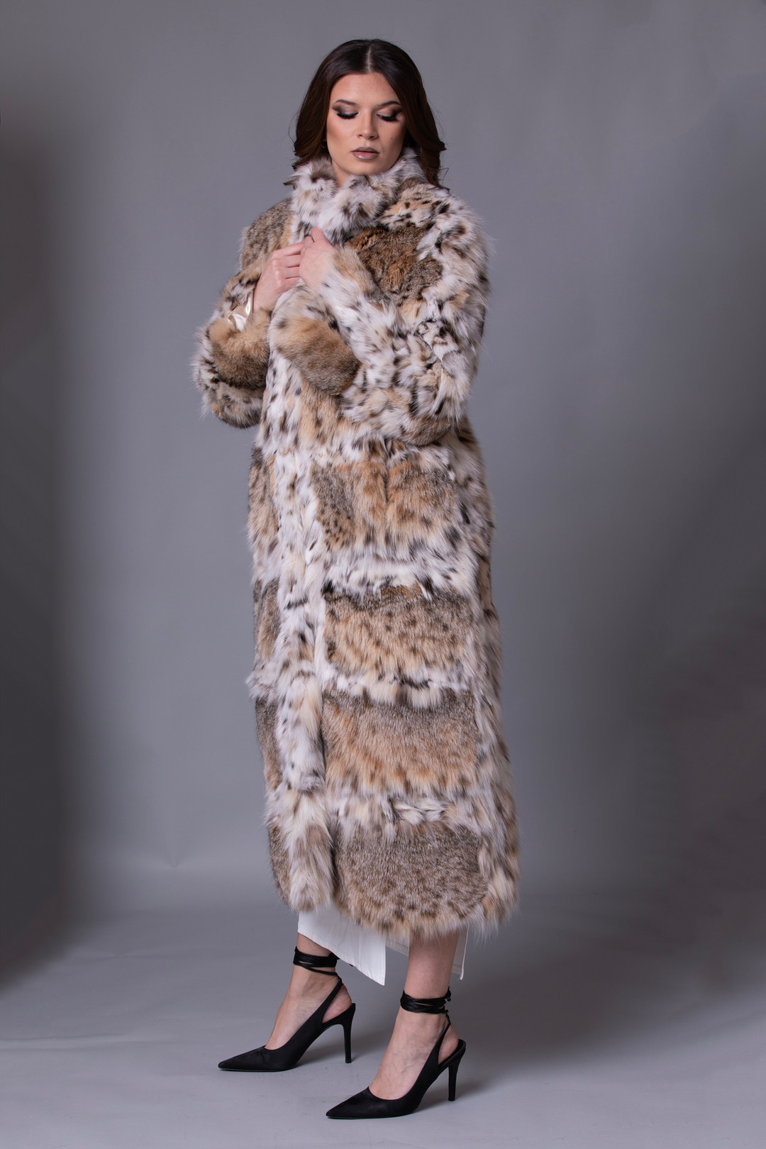 Long Lynx Fur Coat Zyrab Long Lynx Fur Coat Zyrab