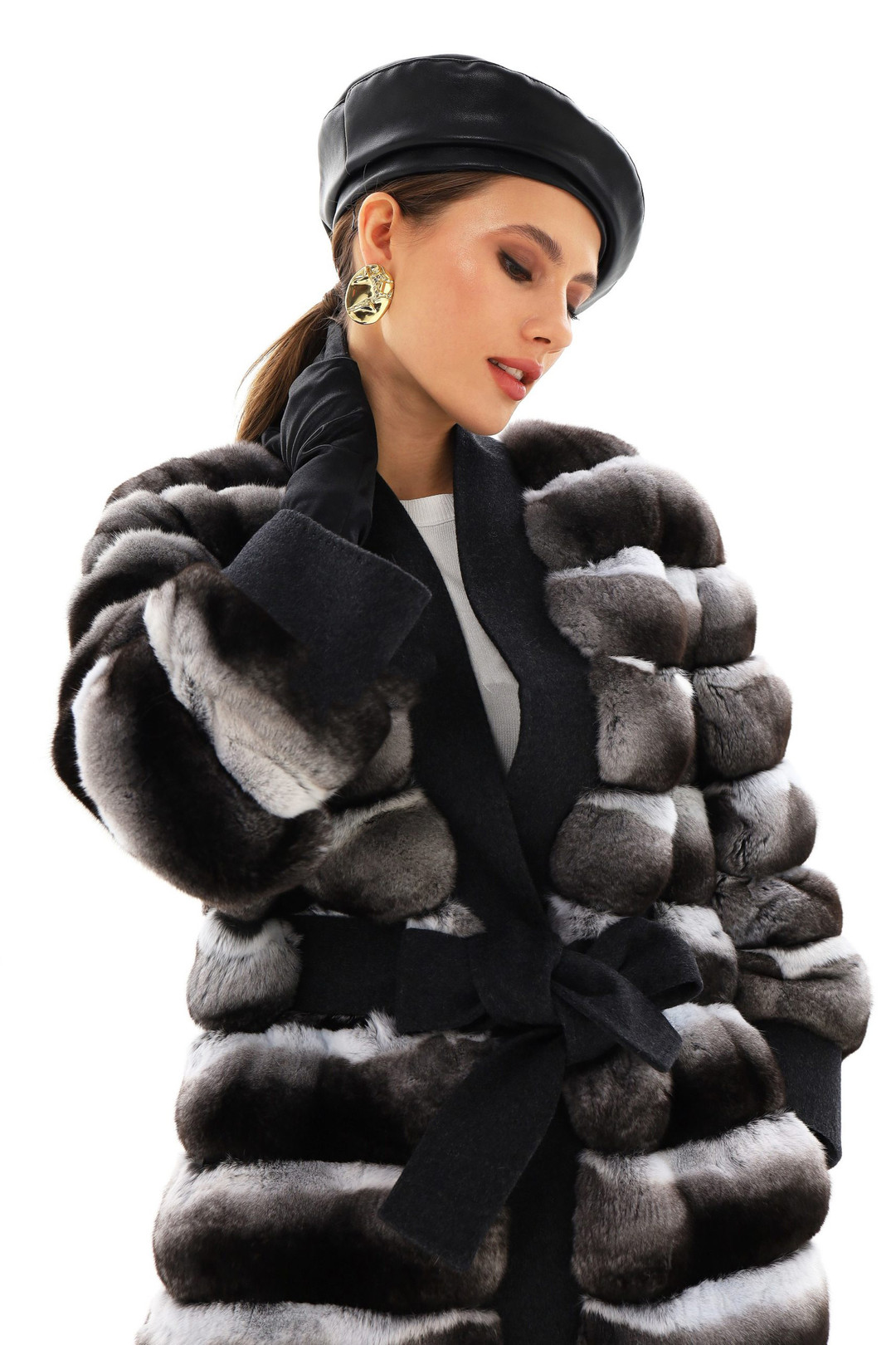 Chinchilla Fur Coat Vivian