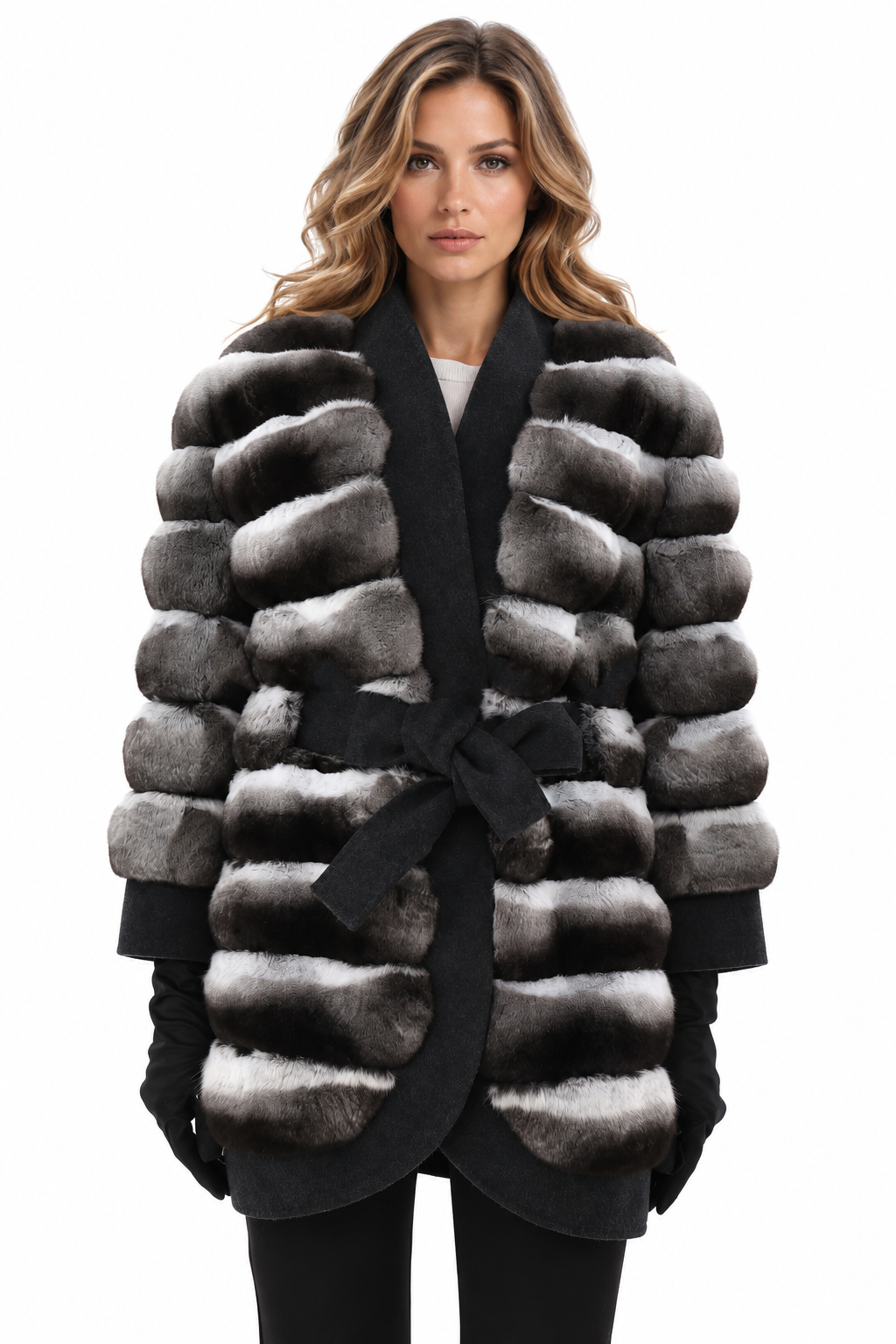 Chinchilla Fur Coat Vivian