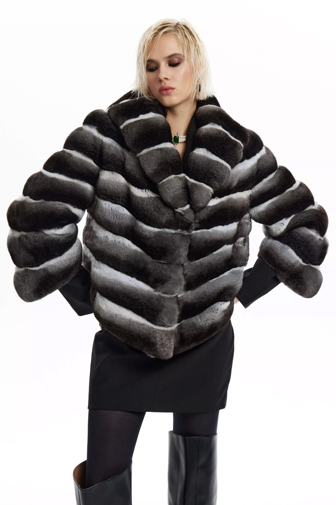 Chinchilla Fur Coat Shaya