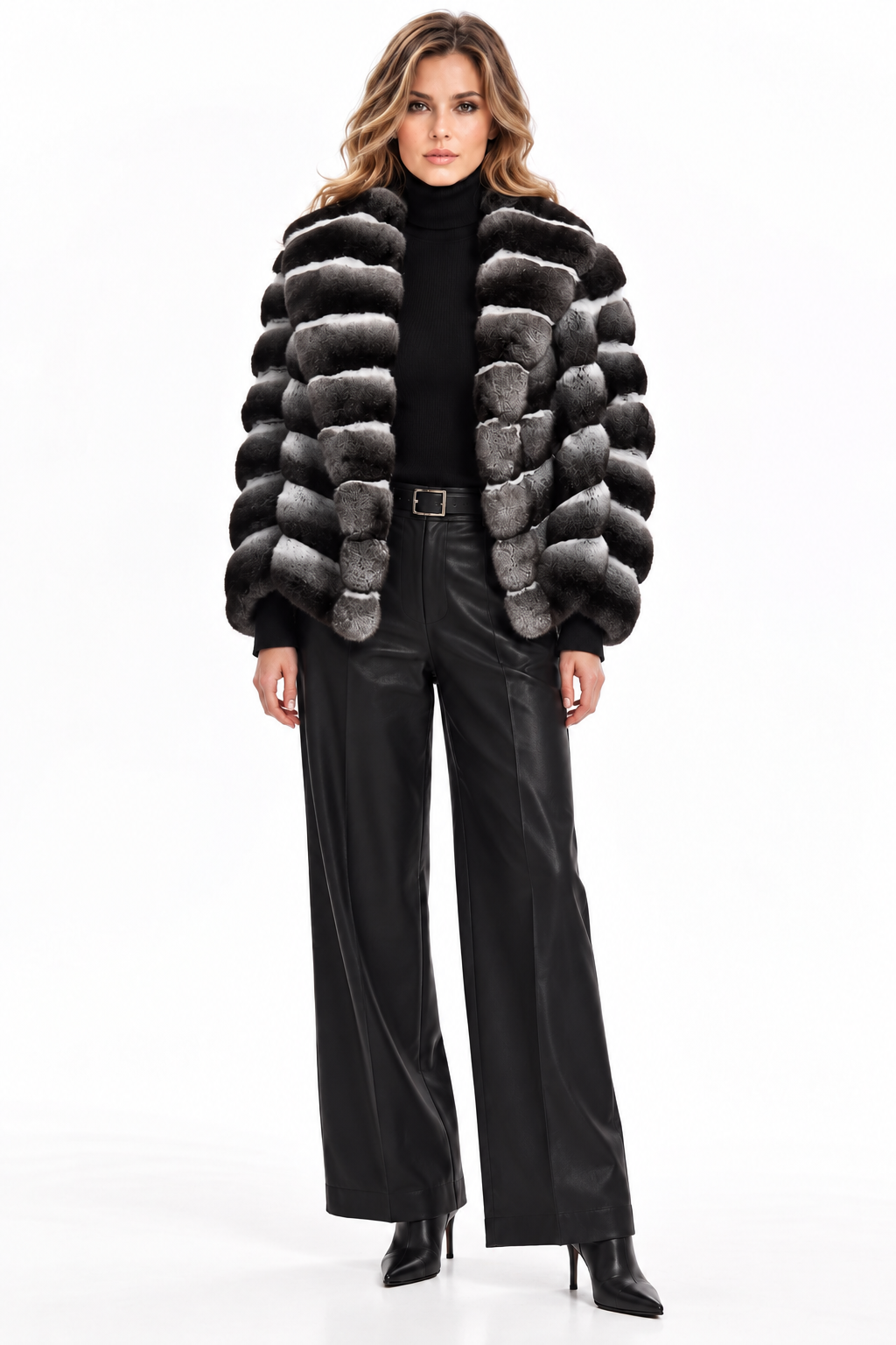 Chinchilla Fur Coat Shaya