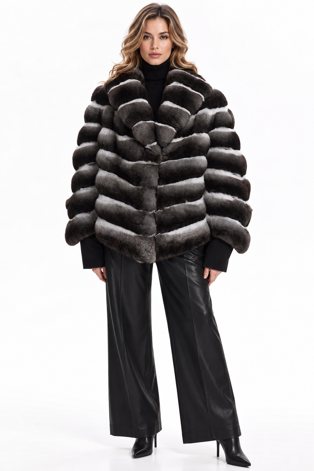 Chinchilla Fur Coat Shaya