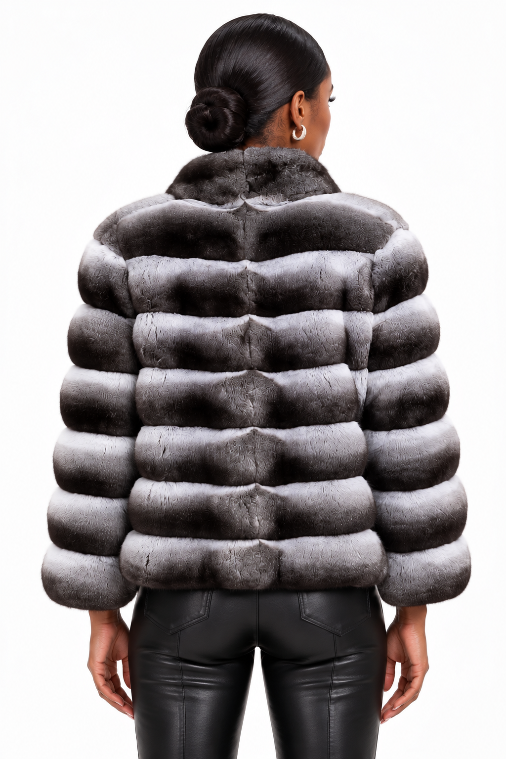  Chinchilla Fur Jacket  Odilia