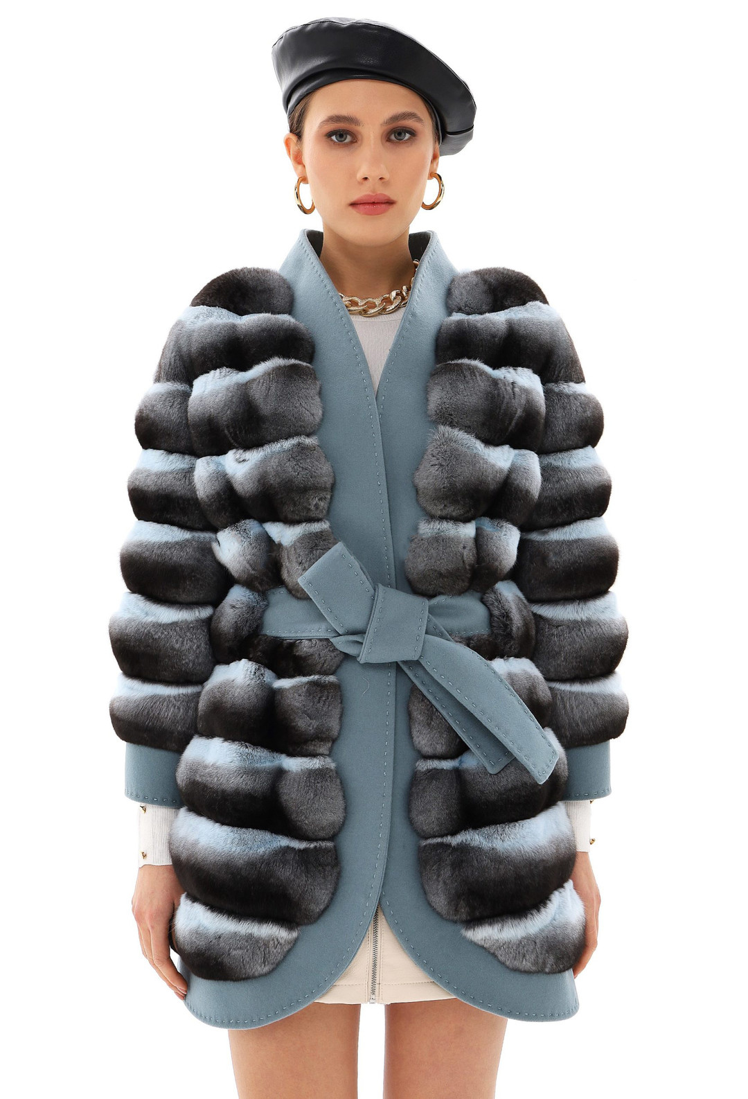 Chinchilla Fur Jacket  Chandani