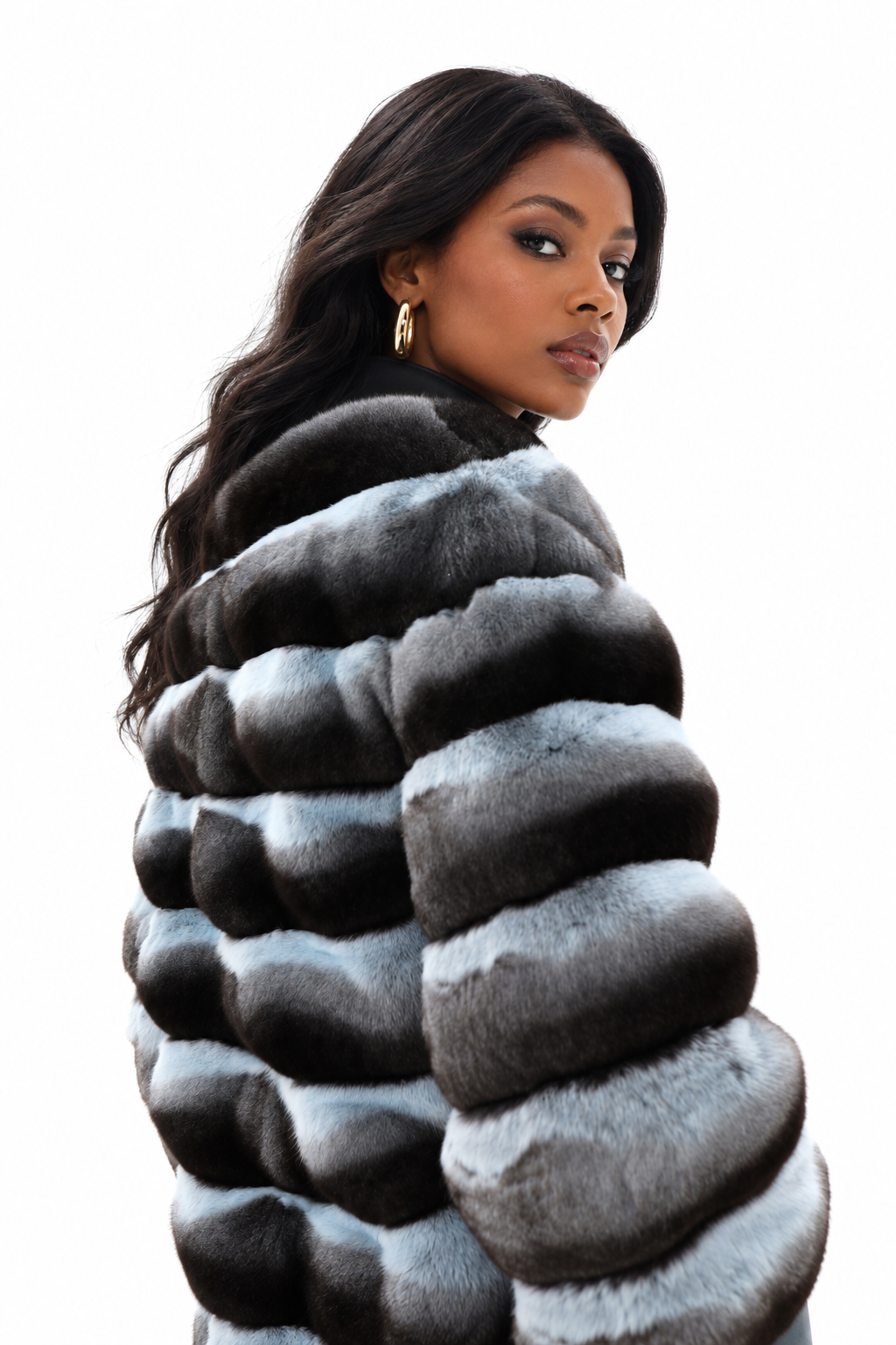 Chinchilla Fur Jacket  Chandani