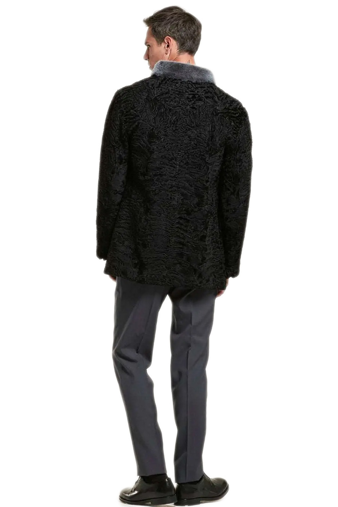 Mens Persian Lamb Fur Coat