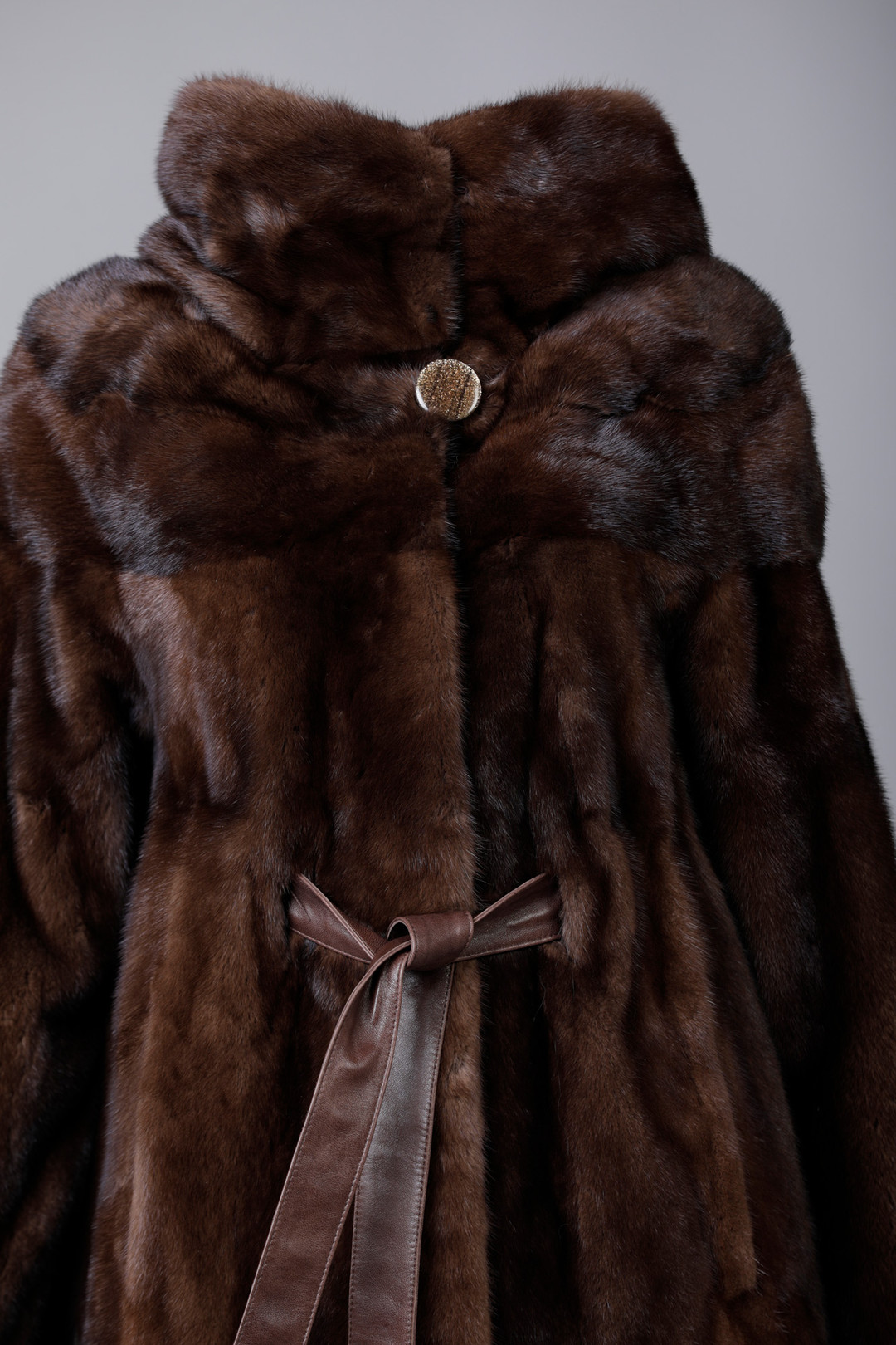 Dual Tone  Mink Fur Coat  Sizes M/L