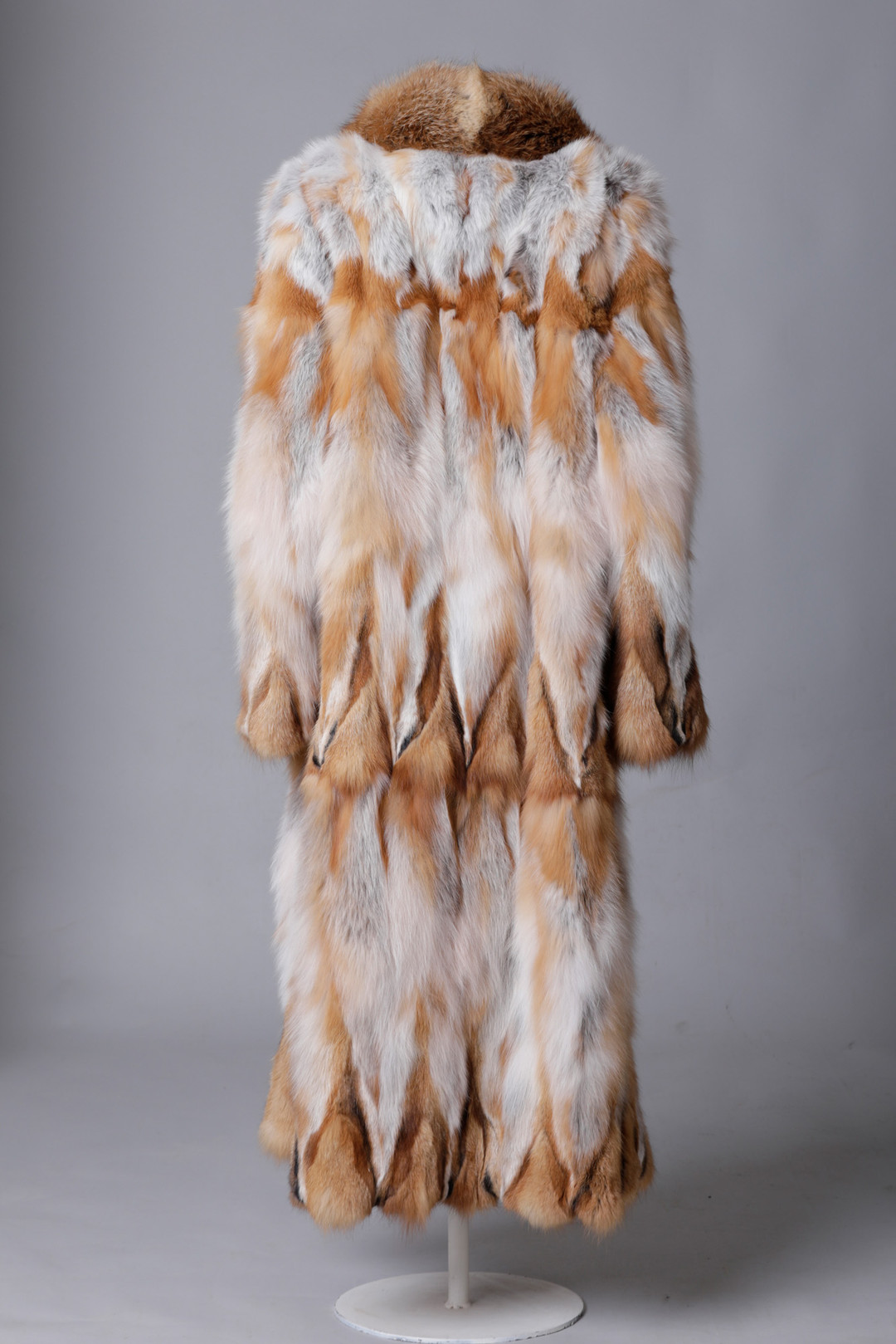 Mens Long Red   Fox Fur Coat  All sizes
